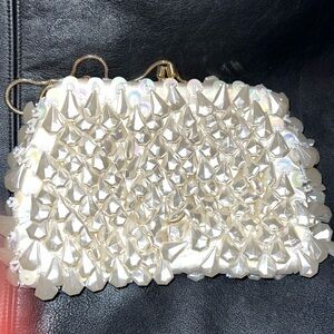 Vintage Safco Teardrop Beaded and Sequined Handbag
